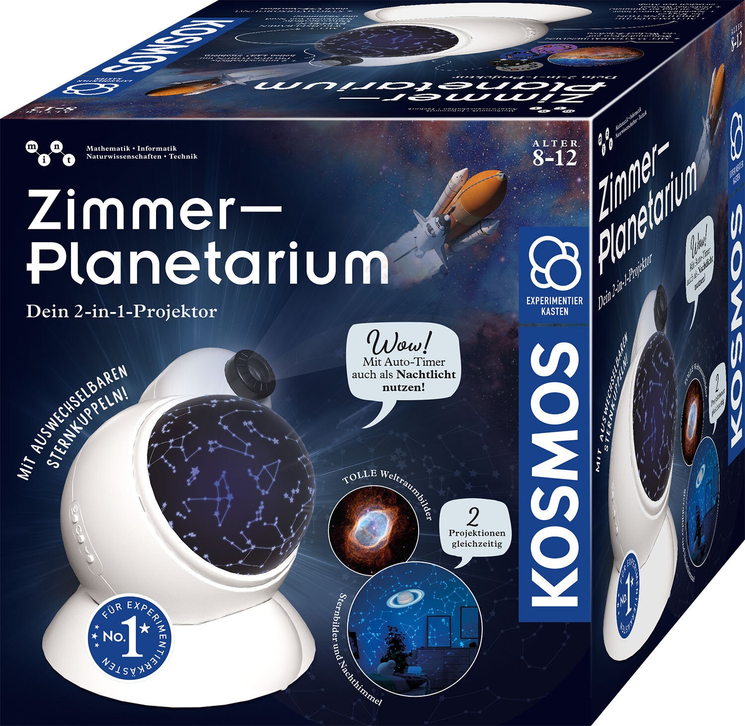 Kosmos Planetarium – Zimmer-Planetarium, 2 Projektoren, 4 Bildscheiben, ab 8 Jahren