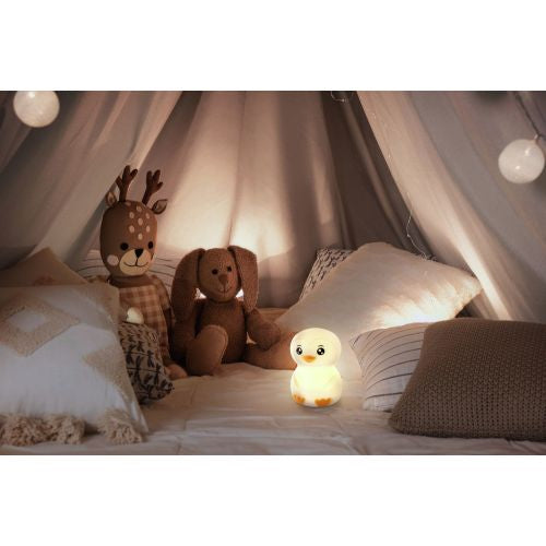 Ansmann Nachtlicht Pinguin – 10 lm, 0,2 W, RGBW, dimmbar, weiss, USB
