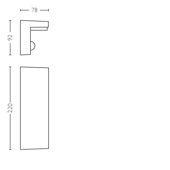 Philips by Signify Philips Aussenwandleuchte – 4000 K – IP44 – Netzbetrieb – mit Bewegungsmelder – Anthrazit – Aluminium