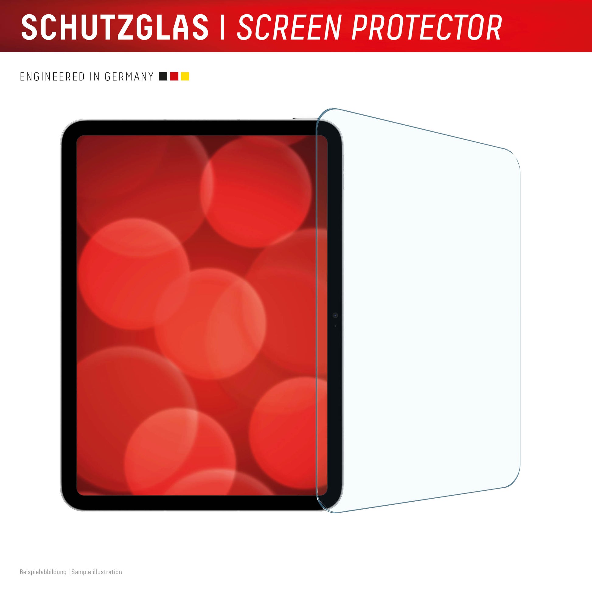 Displex Panzerglas für iPad 10,9" (10. Gen.) / iPad 11" (2025) – 10H, kratzresistent