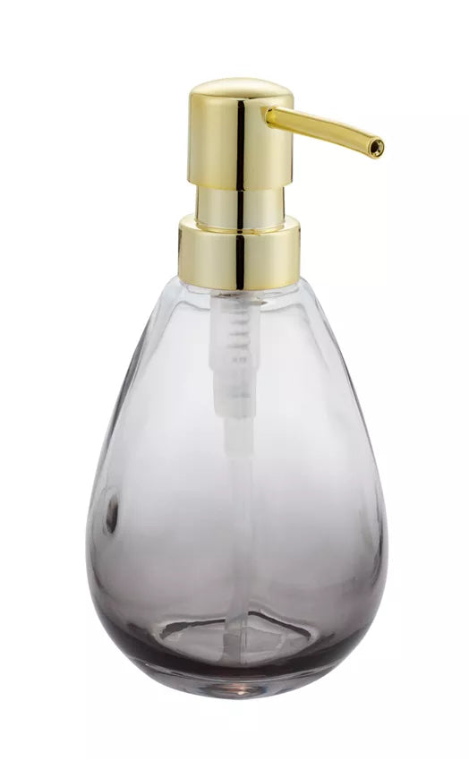 Diaqua Farin Seifenspender – Glas, Kunststoff, Anthrazit, 150 ml
