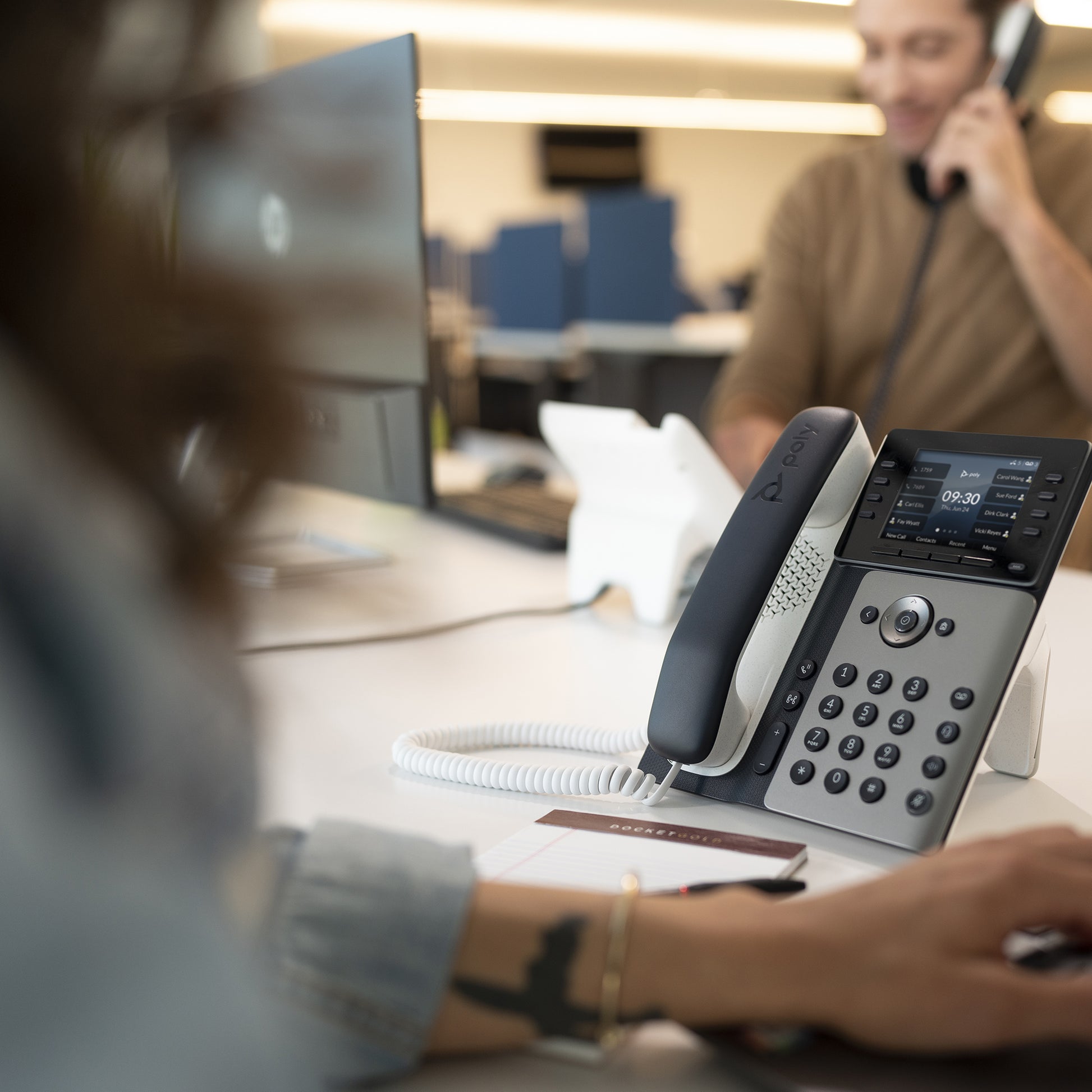 Poly Edge E350 – IP-Telefon, PoE