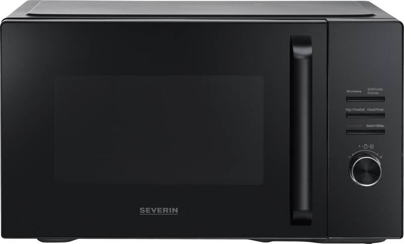 Severin Kombi-Mikrowelle MW 7798 – 29 l, Grill & Heissluft, 900 W – Schwarz
