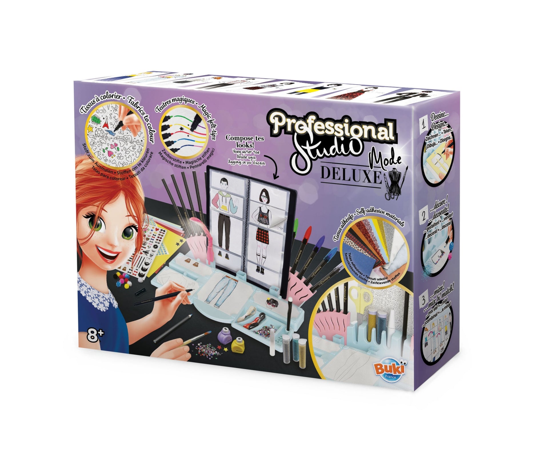 Buki Professional Studio Mode Deluxe – Zeichenschablonen-Set – ab 8 Jahren