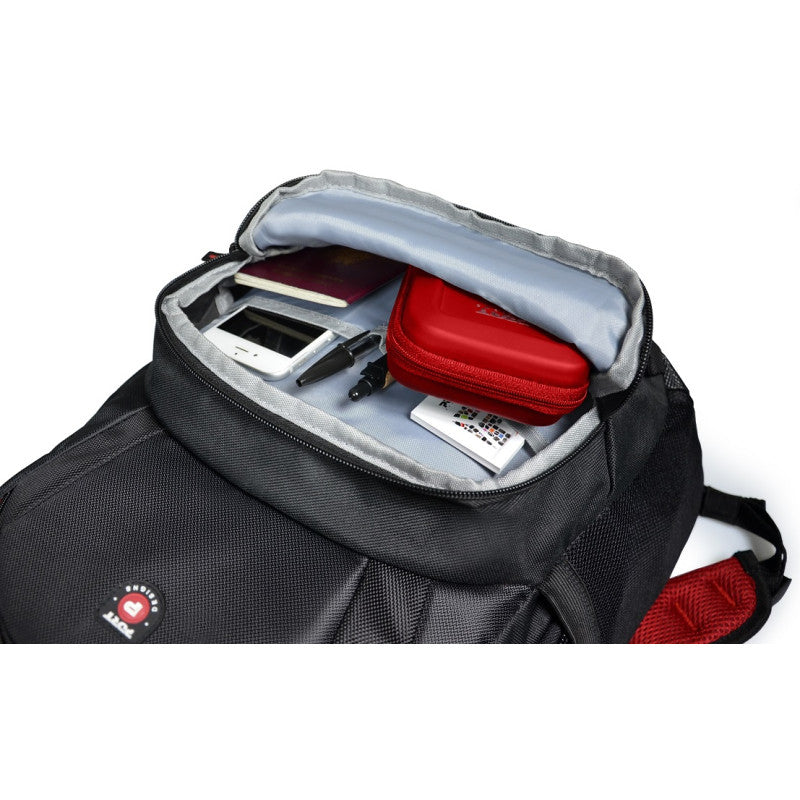 Port Designs Houston II ECO Notebook-Rucksack bis 17,3" – abschliessbar, r-PET – Schwarz