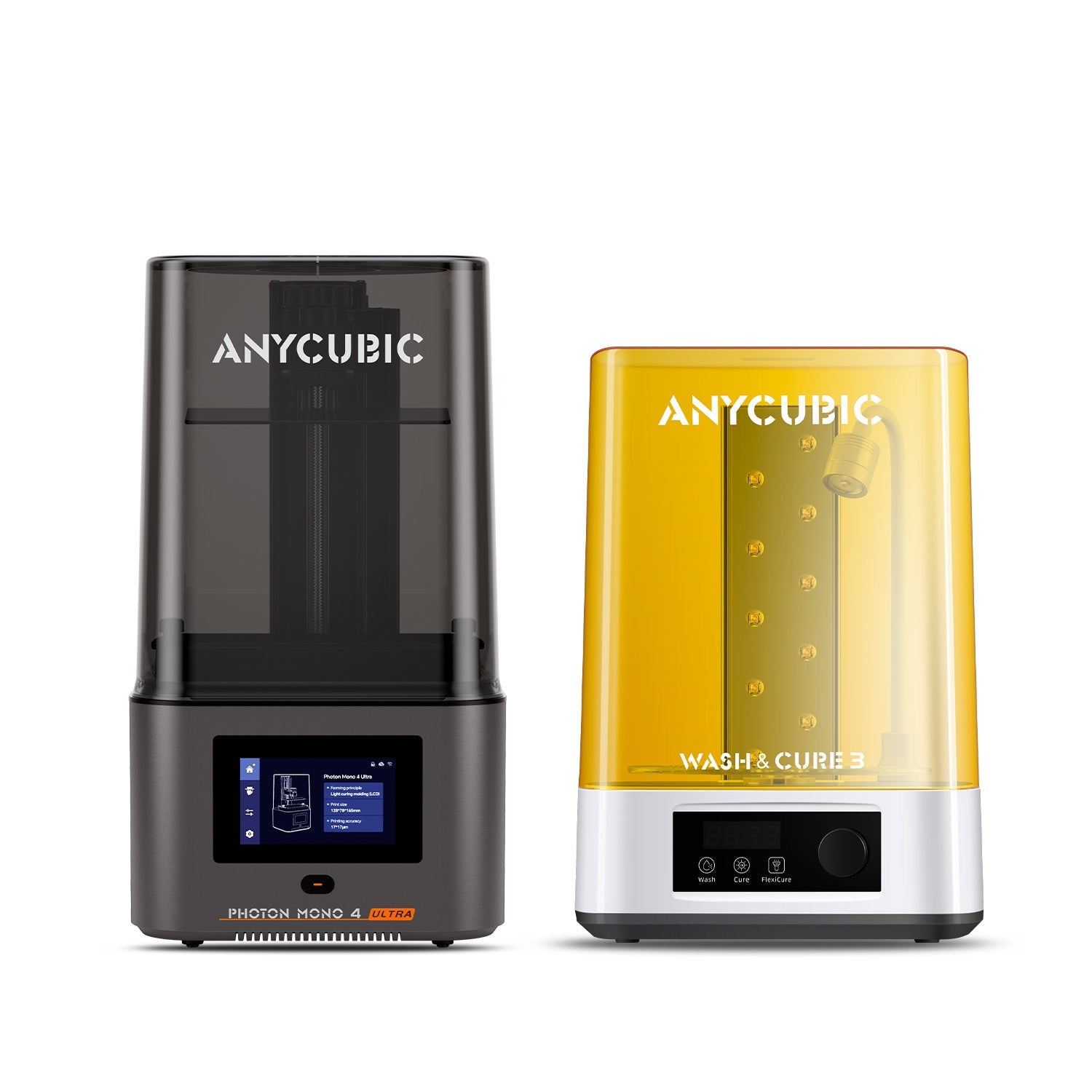 Anycubic Photon Mono 4 Ultra Harz-3D-Drucker – Bauvolumen 153,4 × 87 × 165 mm – Min. Schichthöhe 0,02 mm