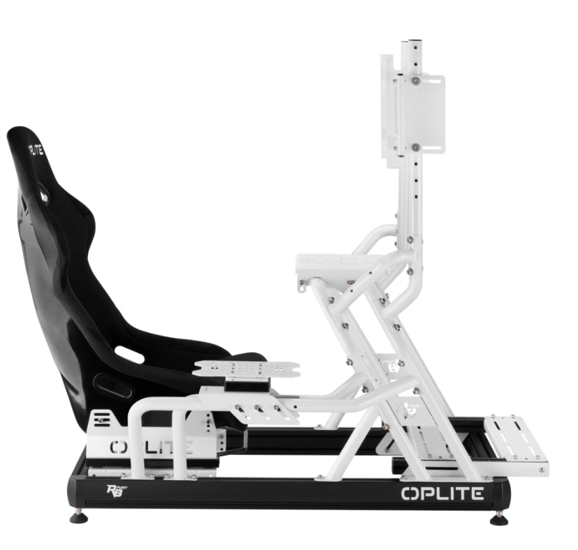 Oplite R8 – Monitor-Tischständer – freistehend – 1 Monitor – Weiss – für R8 FURY CHASSIS