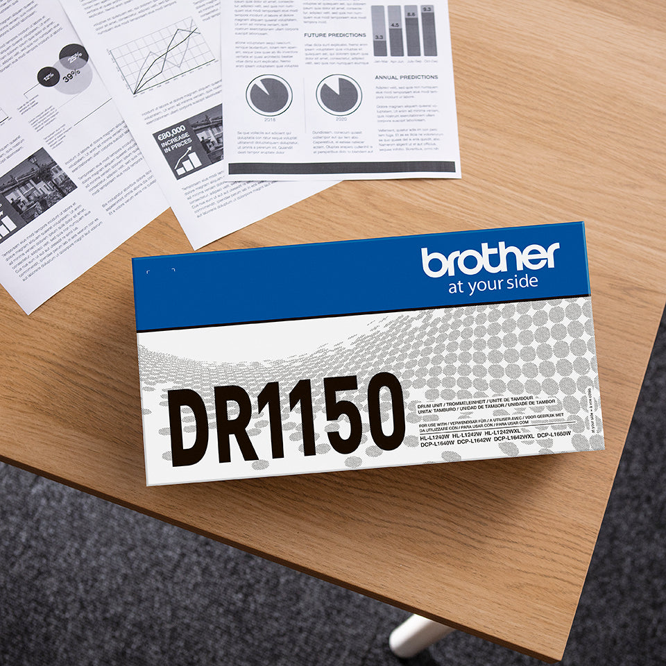 Brother Bildtrommel Schwarz – bis zu 10'000 Seiten – für Brother DCP-L1640W/DCP-L1642W/DCP-L1660W u. a.