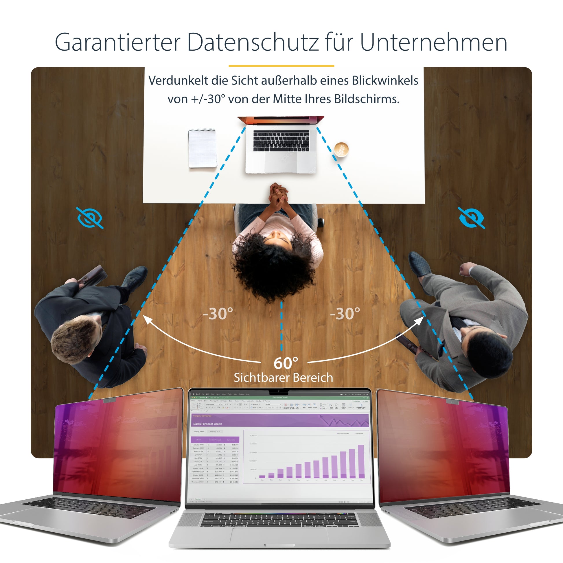 StarTech.com Displayschutz für Apple MacBook 16" – Gold