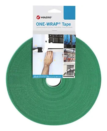Velcro Kabelbinder – 25000 × 30 mm, PP, Grün, 1 Stück