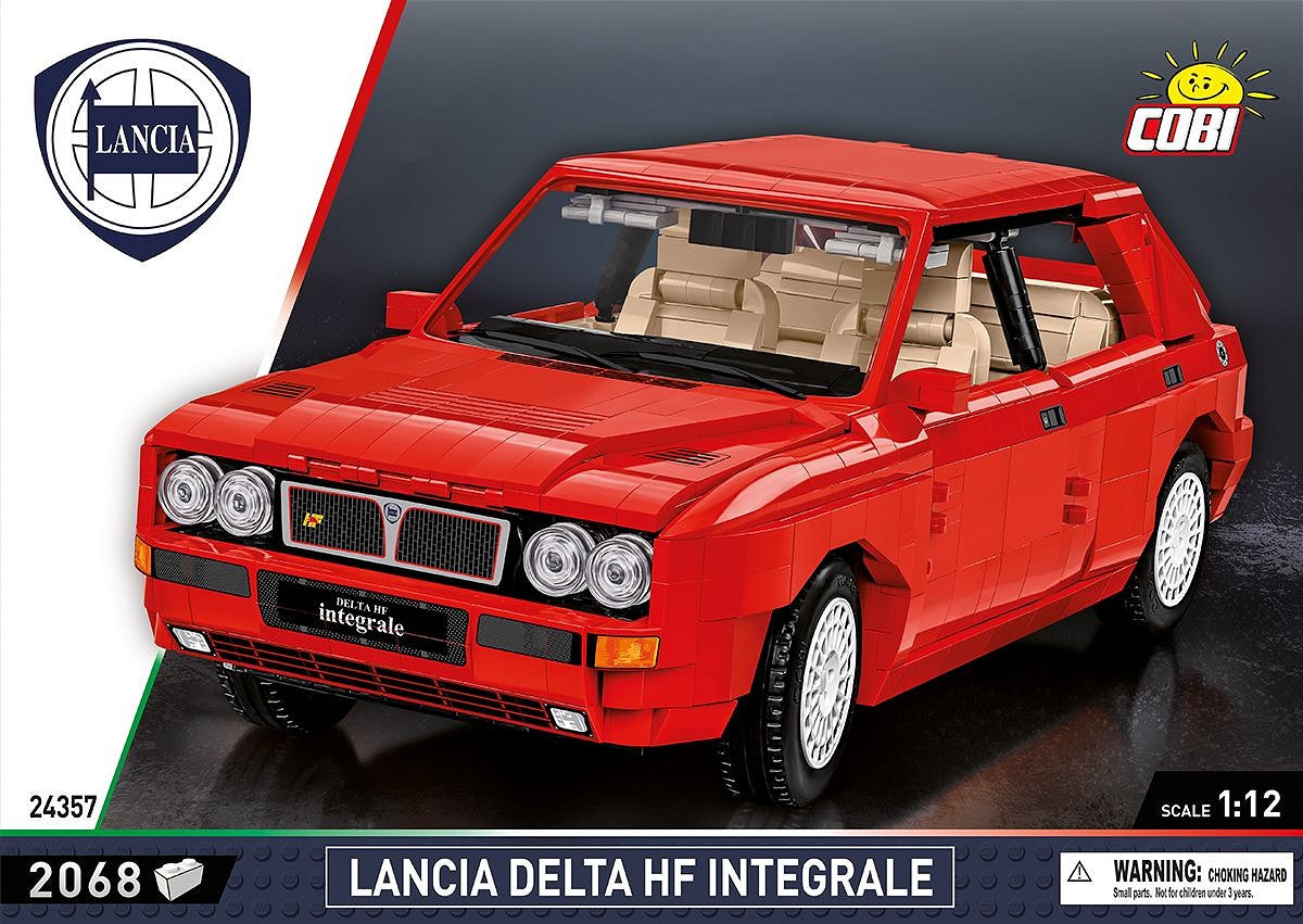 COBI Lancia Delta HF Integrale Bausteine – 33,3 × 11,5 × 45,7 cm – 2068-teilig – ab 10 J. – Kunststoff