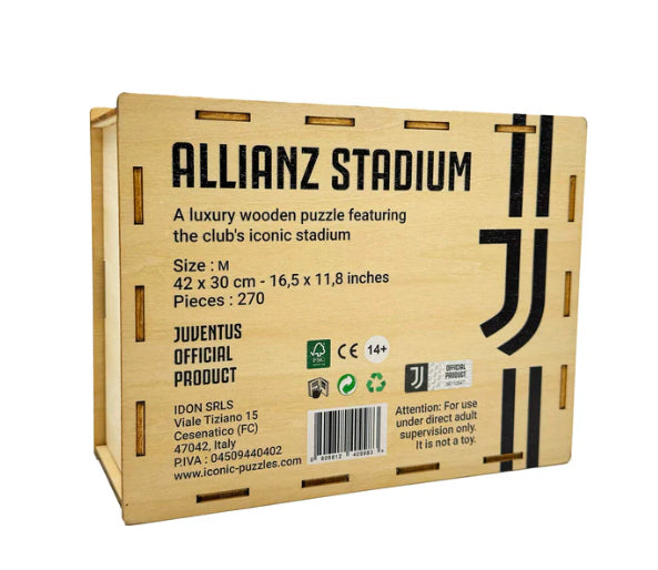 Iconic Puzzles Juventus FC - Allianz Stadium – Logikspiel, 1 Spieler, ab 10 Jahren