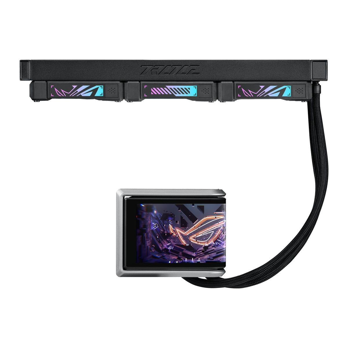 ASUS ROG RYUO IV 360 – AIO-Kühler – 360 mm, 3×120 mm, AMOLED-Display, für LGA 1700, AM5, LGA 1851, usw.