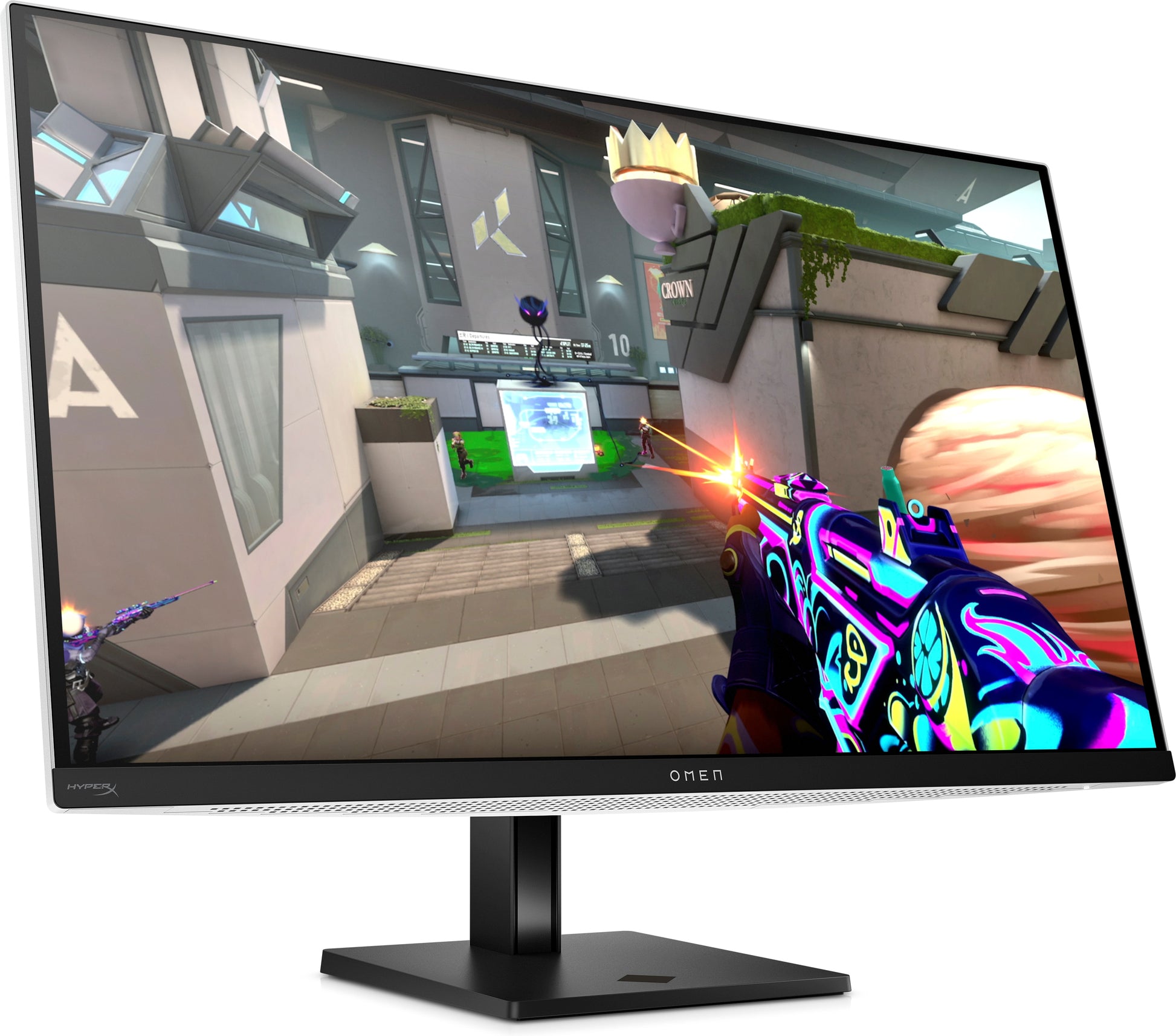 HP OMEN Transcend 32 – 31,5", 3840 × 2160 (4K), OLED, 240 Hz, USB-C 140 W, KVM, DisplayHDR 400
