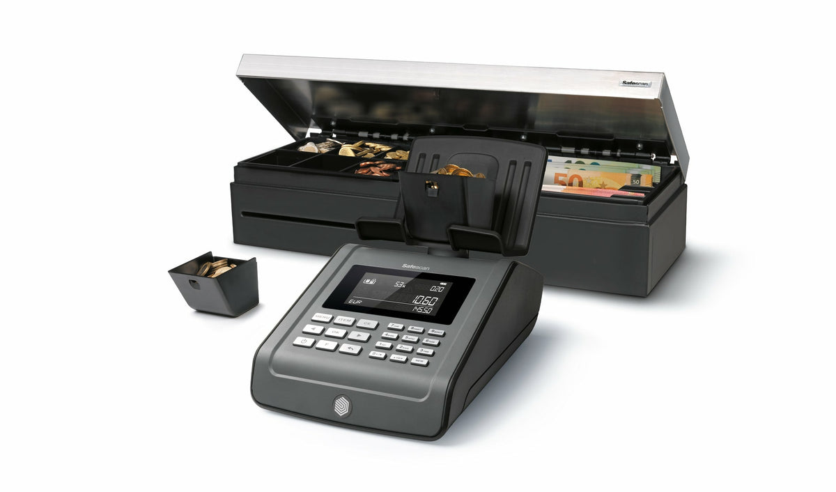 Safescan 4617CC – Kassenladen-Einsatz, 8 Stück, Schwarz, für Safescan 4617, 6165, 6185