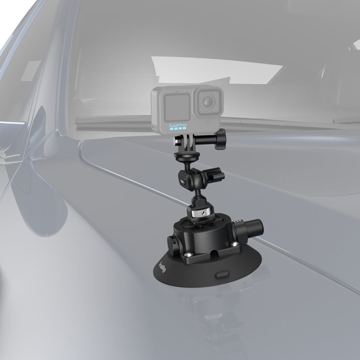 SmallRig 5856 Saugnapfhalterung – 151,4 × 145,6 × 55 mm – für Action-Kameras – Schwarz