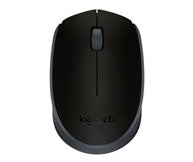 Logitech M171 – Maus – Kabellos (2,4 GHz), 1000 DPI, beidhändig, Schwarz