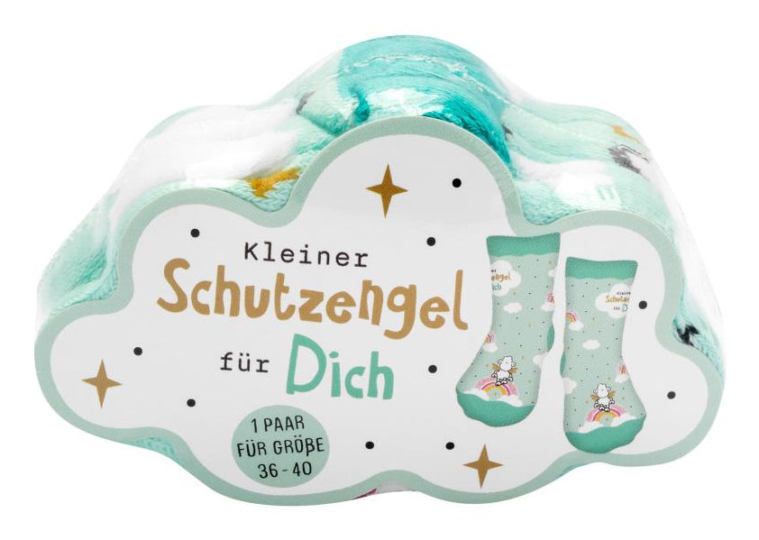 Sheepworld Zaubersocken Engel – Grösse 36–40, Mehrfarbig, 80% Baumwolle/15% Nylon/5% Elasthan