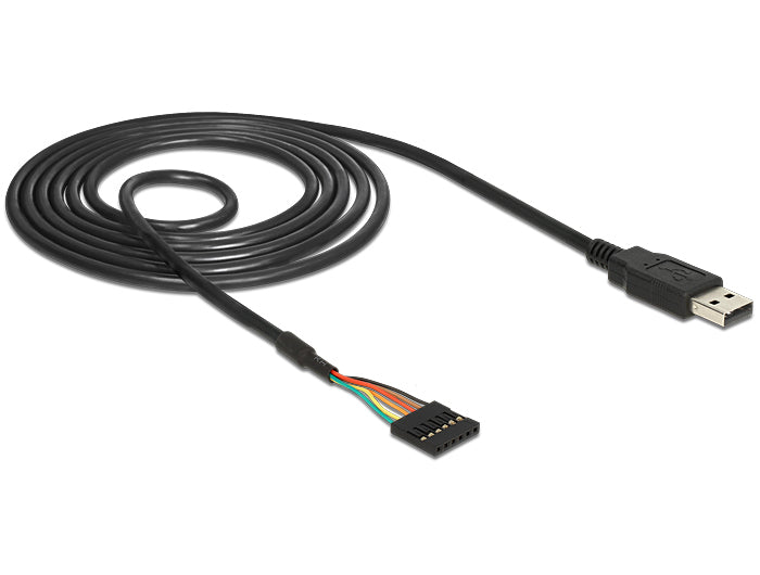 DeLOCK USB-A (Stecker) auf Pinheader (Buchse) Adapter, USB 2.0, 1,8 m