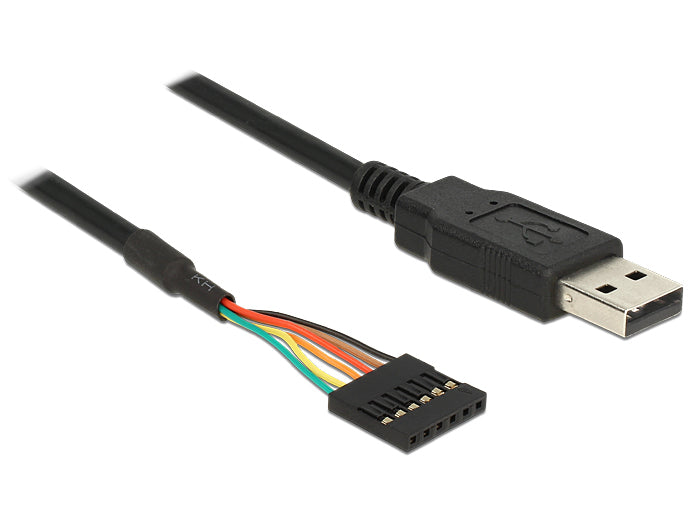 DeLOCK USB-A (Stecker) auf Pinheader (Buchse) Adapter, USB 2.0, 1,8 m