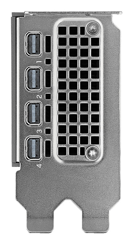 PNY RTX Pro 4000 Blackwell – PCIe Grafikkarte – 24 GB GDDR7, PCIe x8 5.0, 4×Mini-DP 2.1b, 2 Slots, 70 W