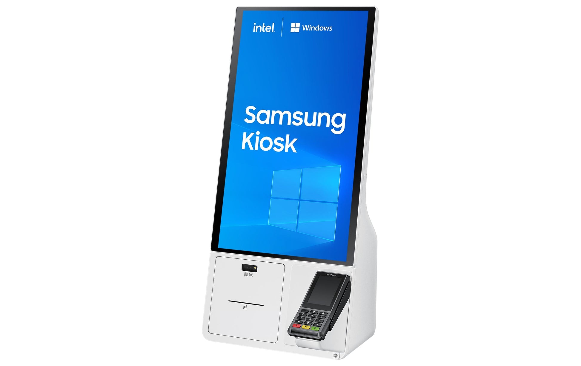 Samsung KM24C – Kiosk-Terminal 24" (16:9) FHD (1920×1080) – Windows – PCAP-Touch, weiss