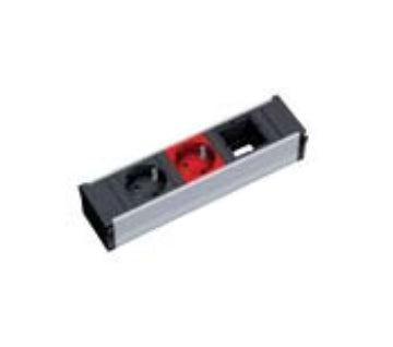 Bachmann CONI – Einbau-Anschlussfeld, 3× Schuko (Typ F), 0,2 m, Stecker Wieland GST18