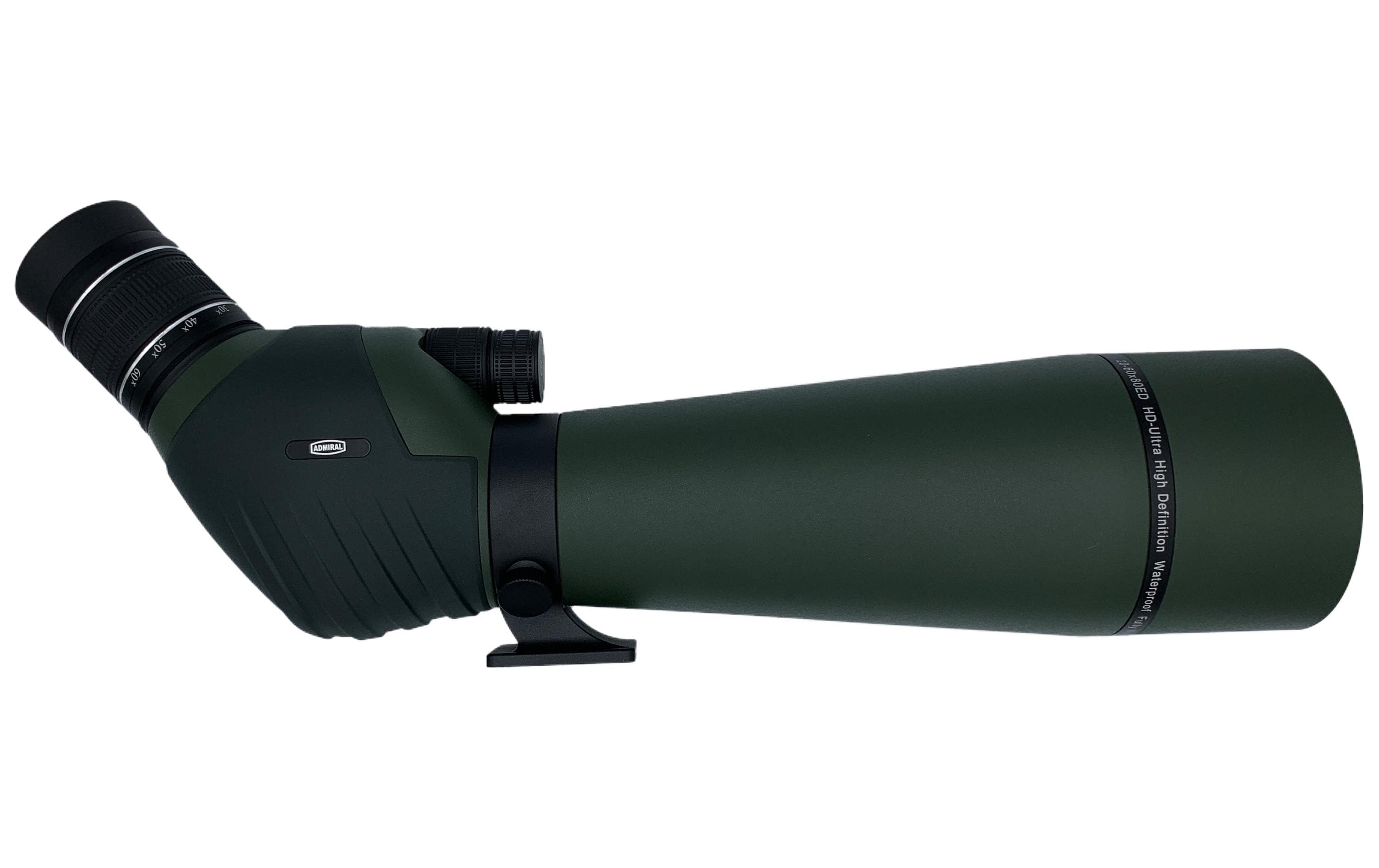 Admiral Sportswear Admiral ED80 Profield III 45° Spektiv – 80 mm, 60×, Stativgewinde 1/4", wasserdicht, 1410 g – Grün