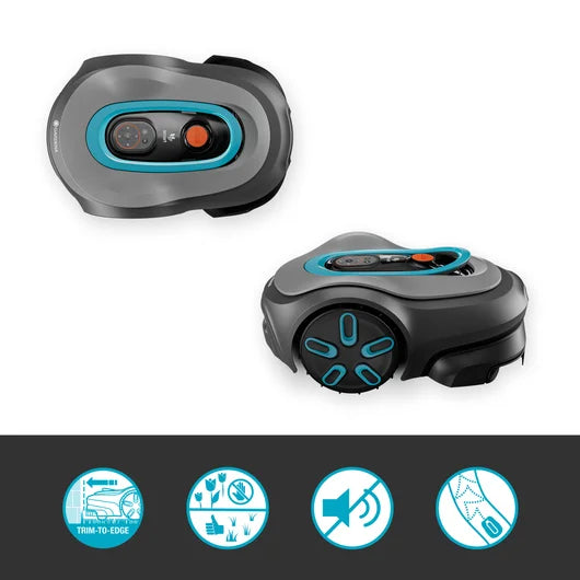 Gardena smart SILENO pro Rasenmähroboter – 600 m² – Ø 160 mm, Schnitthöhe 25–45 mm