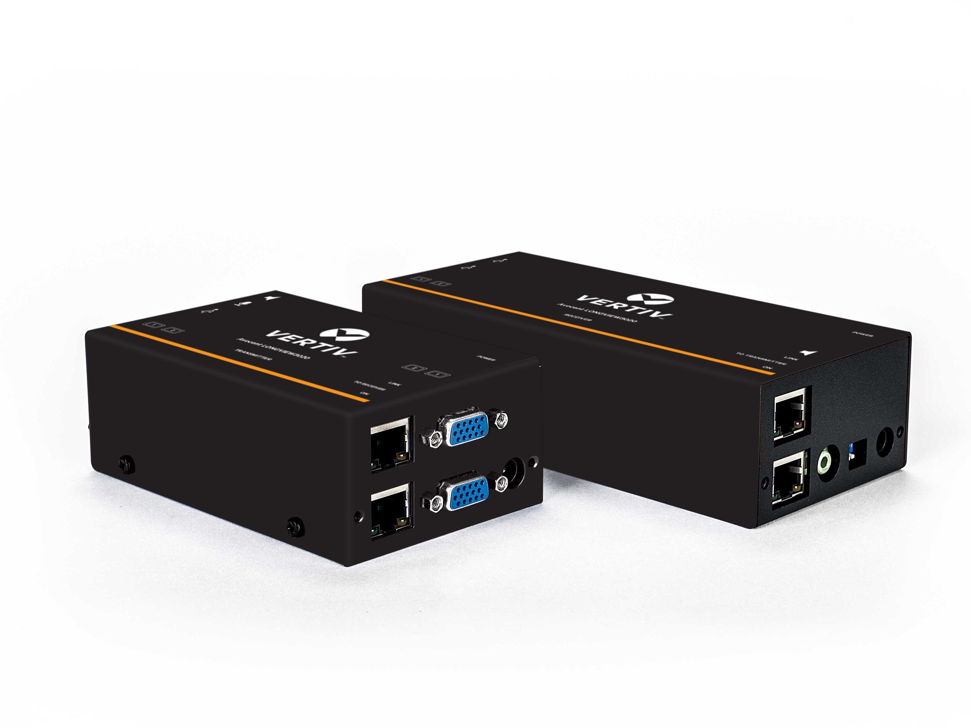 Vertiv LongView – KVM-Extender-Set – Dual-View VGA – 1920 × 1200, USB, Audio, bis 300 m über Cat 5/5e/6/7