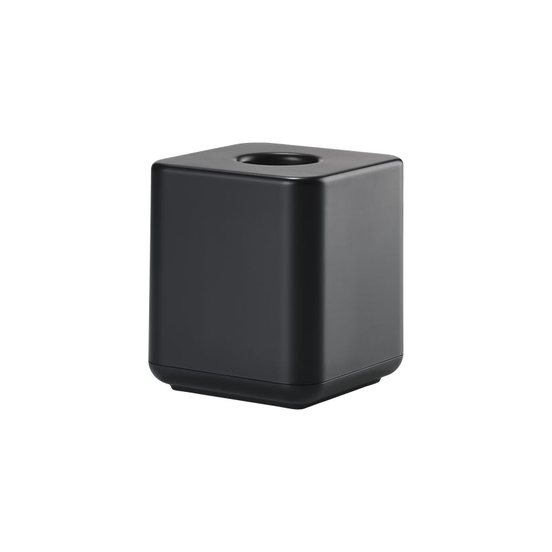 Zone Denmark Kosmetiktuchbox Ume – freistehend, Kunststoff (ABS), 13×13×15,1 cm, schwarz