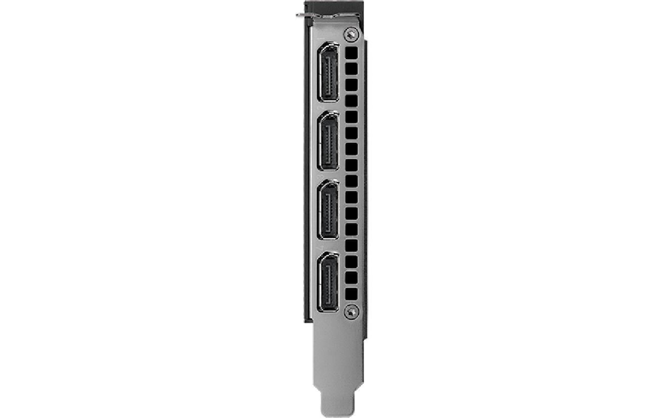PNY RTX 4000 Ada – PCIe Grafikkarte – 20 GB GDDR6, 4×DisplayPort 1.4a, PCIe 4.0 x16, 130 W