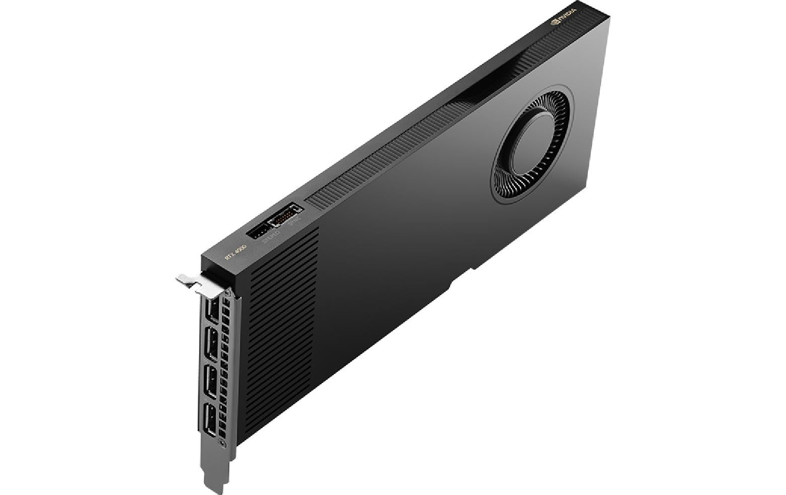 PNY RTX 4000 Ada – PCIe Grafikkarte – 20 GB GDDR6, 4×DisplayPort 1.4a, PCIe 4.0 x16, 130 W