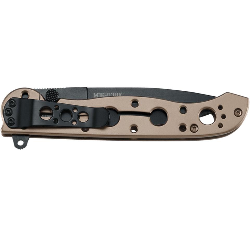 CRKT M16-03BK – Klappmesser 90 mm, Edelstahlgriff, Bronze