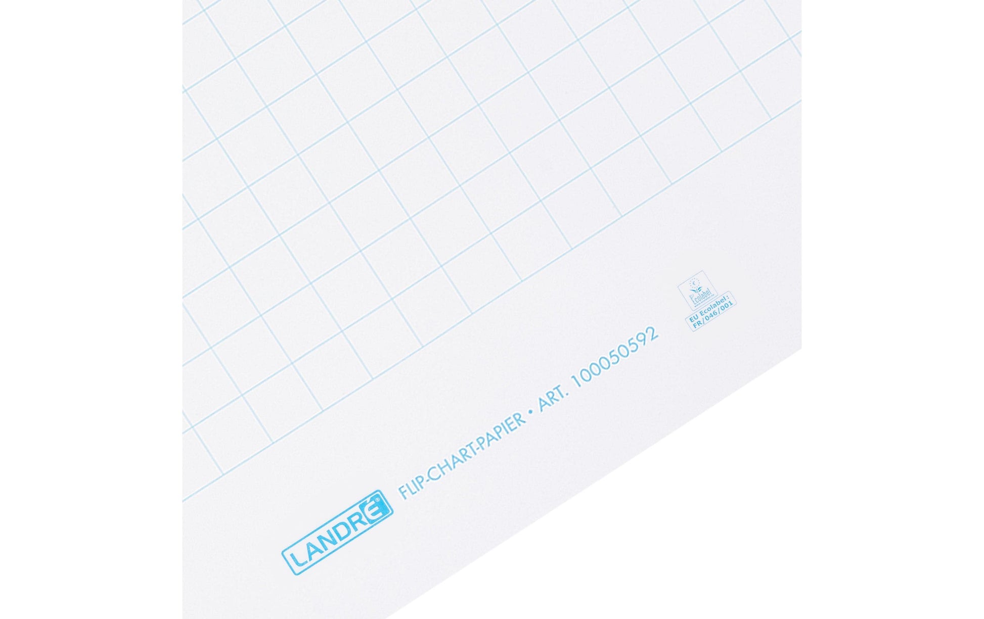 Landré Flipchart-Block – 65 × 98 cm, 20 Blatt/Block, 5 Blöcke, kariert, weiss, Papier