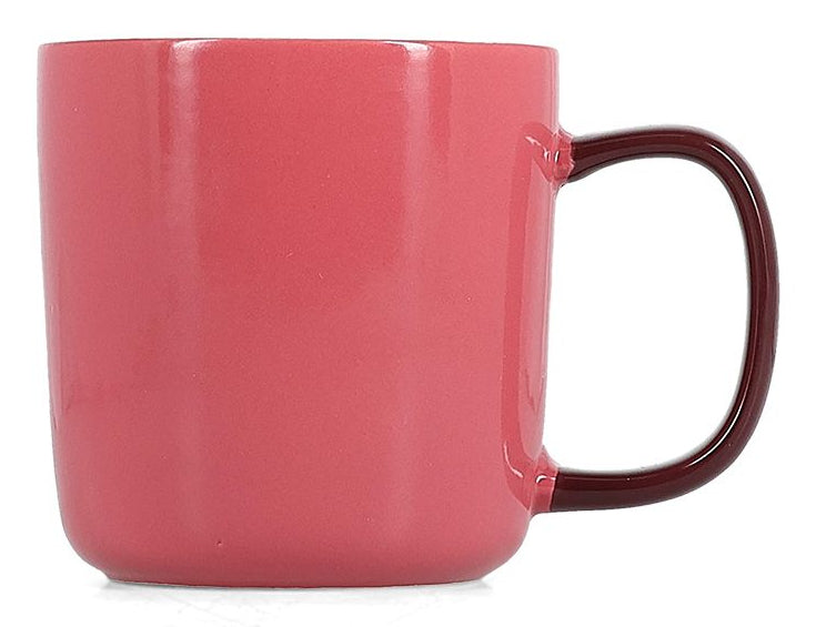 ONA Mae Kaffeebecher – 370 ml, Ø 9,0 cm, H 9,0 cm, Porzellan, Rosa, spülmaschinenfest, mikrowellengeeignet