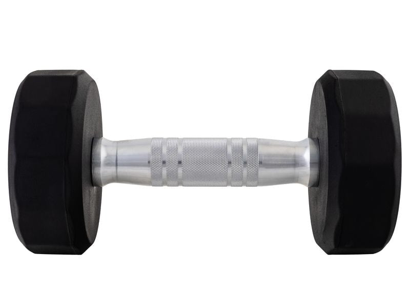 KOOR Kurzhantel F02625, 6 kg pro Hantel – Schwarz