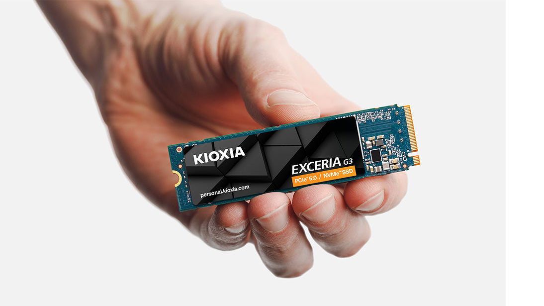 Kioxia EXCERIA G3 1TB – M.2 2280 NVMe PCIe 5.0, 10000 MB/s Lesen, 8900 MB/s Schreiben
