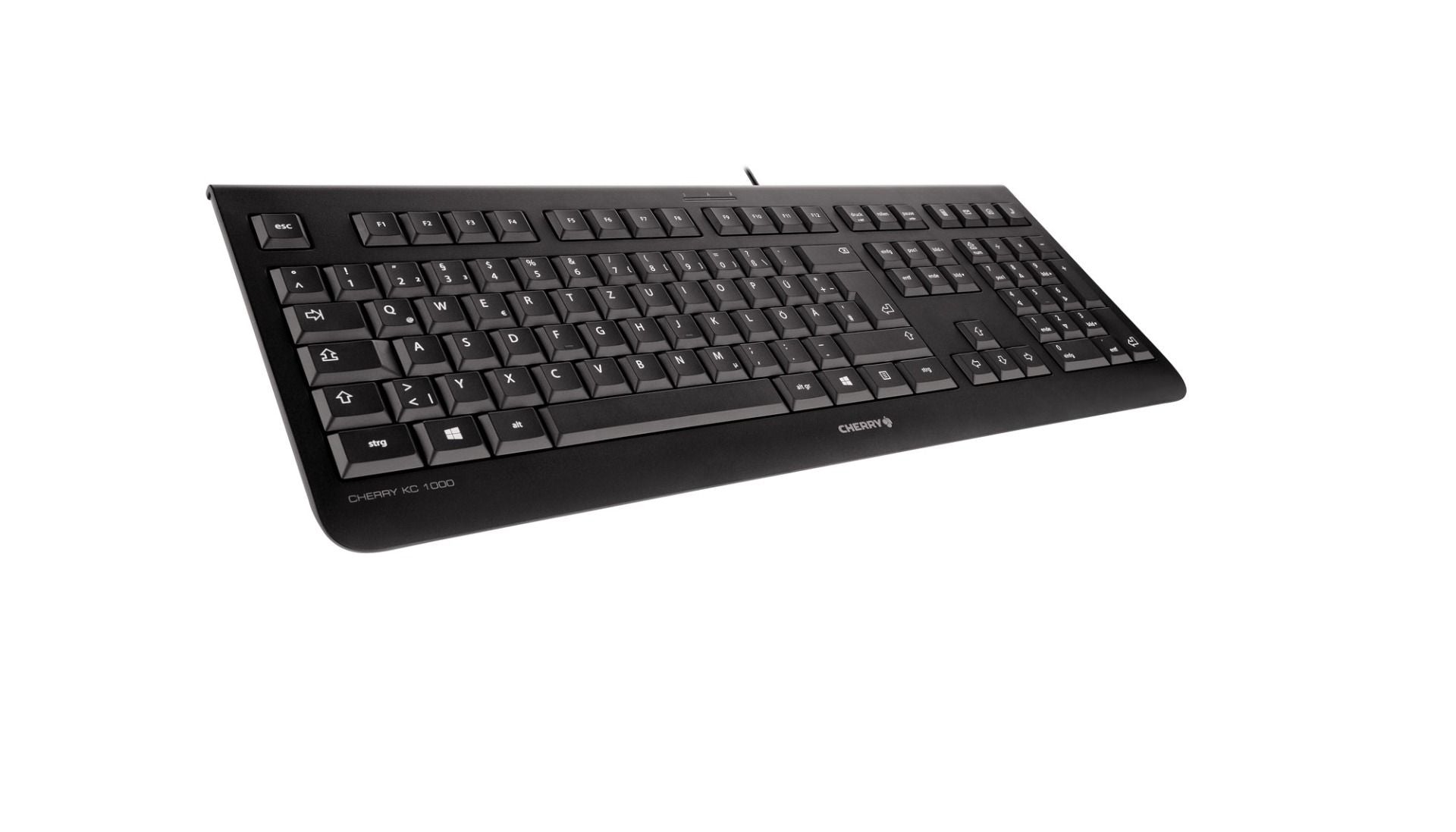 CHERRY KC 1000 – Tastatur, kabelgebunden (USB-A), HU-Layout (HU) – für Windows, macOS & Linux