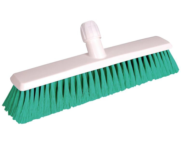 Weitaclean Besen – 40 cm, Polyester, weich, grün, DIN-Gewinde