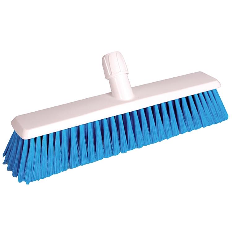 Weitaclean Hygienebesen – 40 cm, Polyester, Polypropylen (PP), Blau, DIN-Gewinde