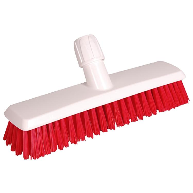 Weitaclean Scheuerbürste – Polyester, Polypropylen (PP), 30 cm, rot, hart, autoklaventauglich bis 125°C