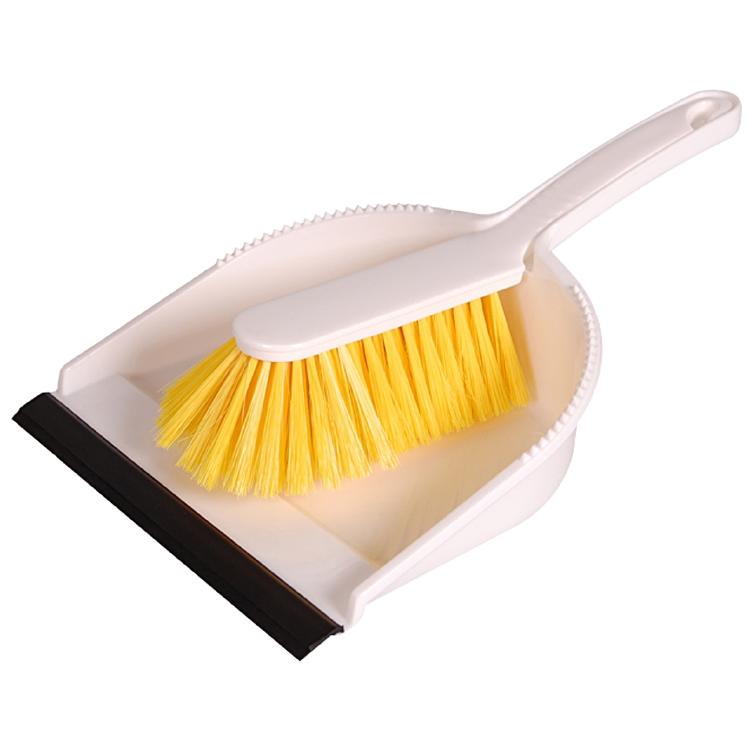 Weitaclean Kehrgarnitur Profi – PP-Körper, Polyester-Besatz, Gelb