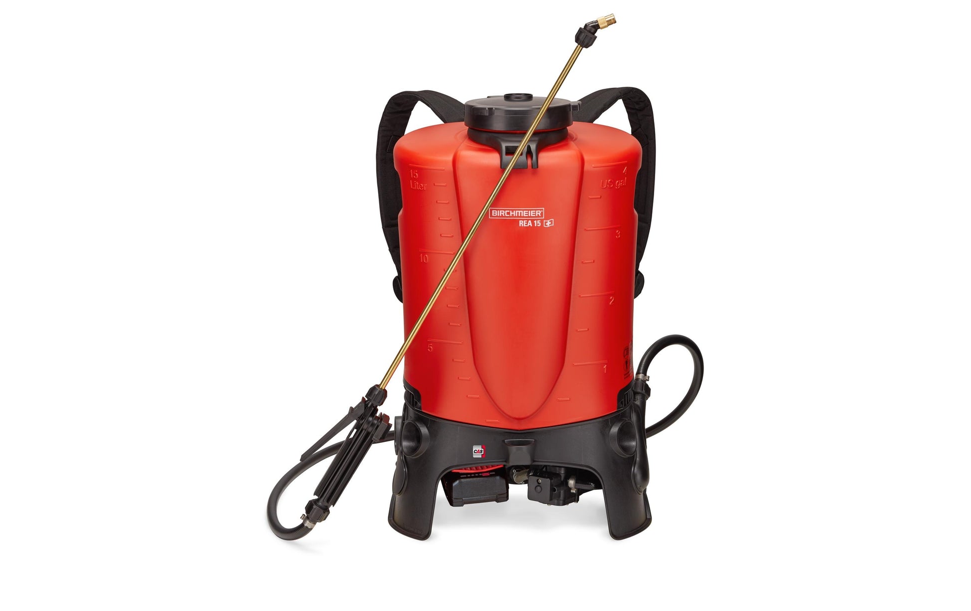 Birchmeier Drucksprüher REA 15 AC1 – 15 l, schwarz/rot, Kunststoff