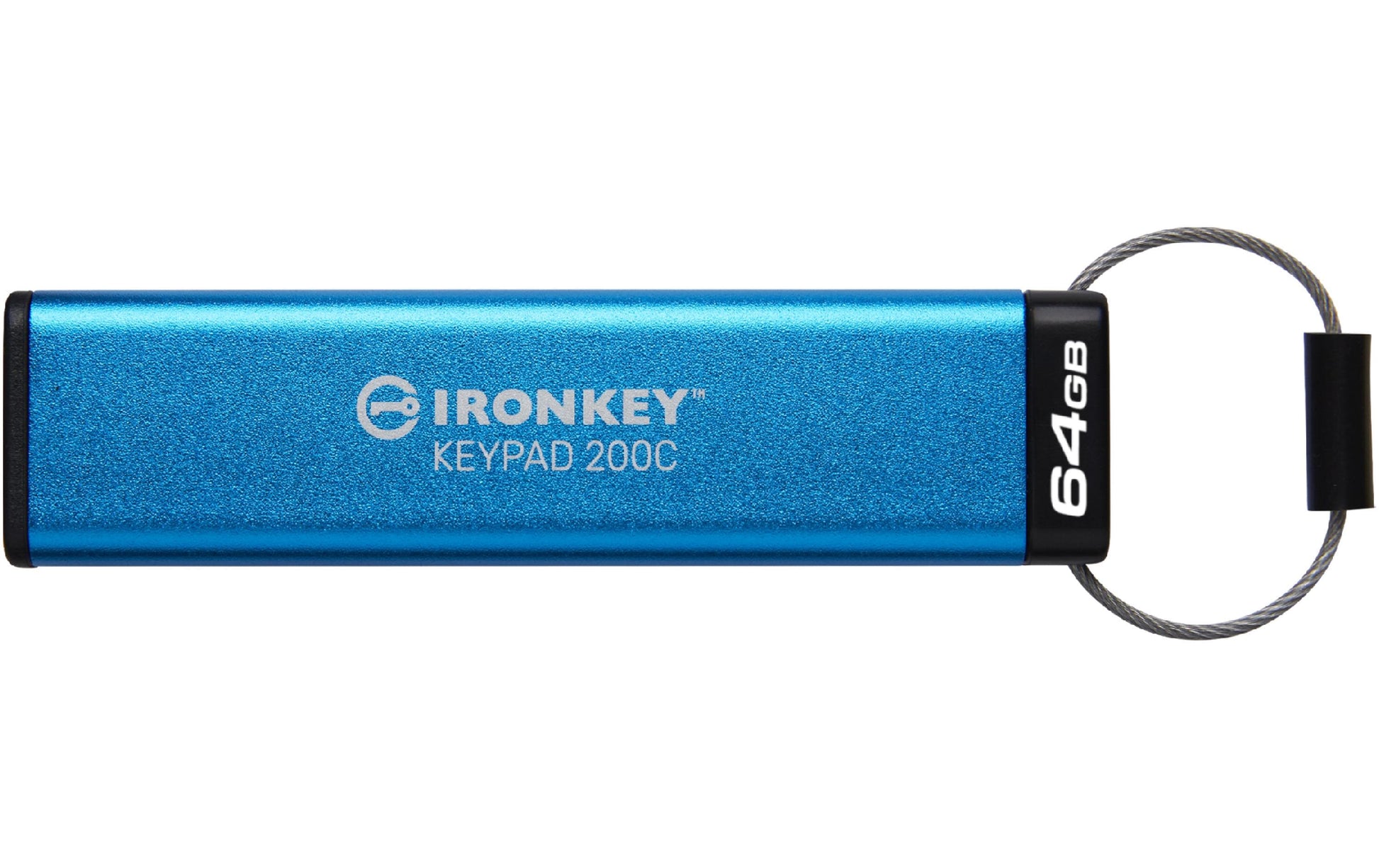Kingston Technology Kingston IronKey Keypad 200C USB-Stick – 64 GB, USB-C, FIPS 140-3 Level 3 (ausstehend); AES-256