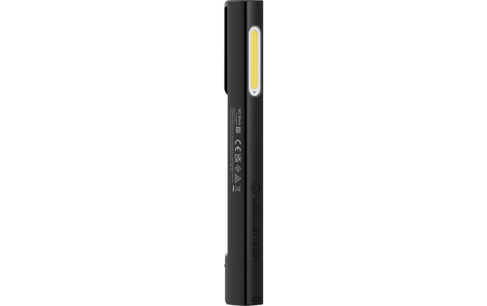 Ledlenser Taschenlampe W2 – 160 lm, Laufzeit 20 h, Batteriebetrieb (AAA), 17,6 cm – Schwarz