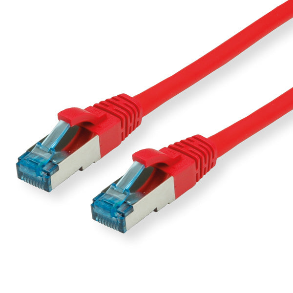 VALUE Patchkabel – Cat6a S/FTP, 20 m, Rot, LSZH, RJ-45