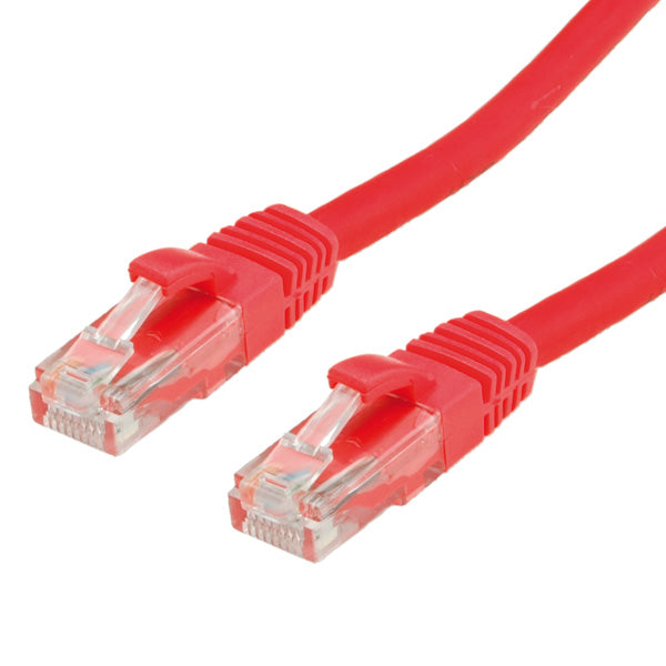 VALUE Patchkabel – Cat6A U/UTP, 20 m, Rot, RJ-45