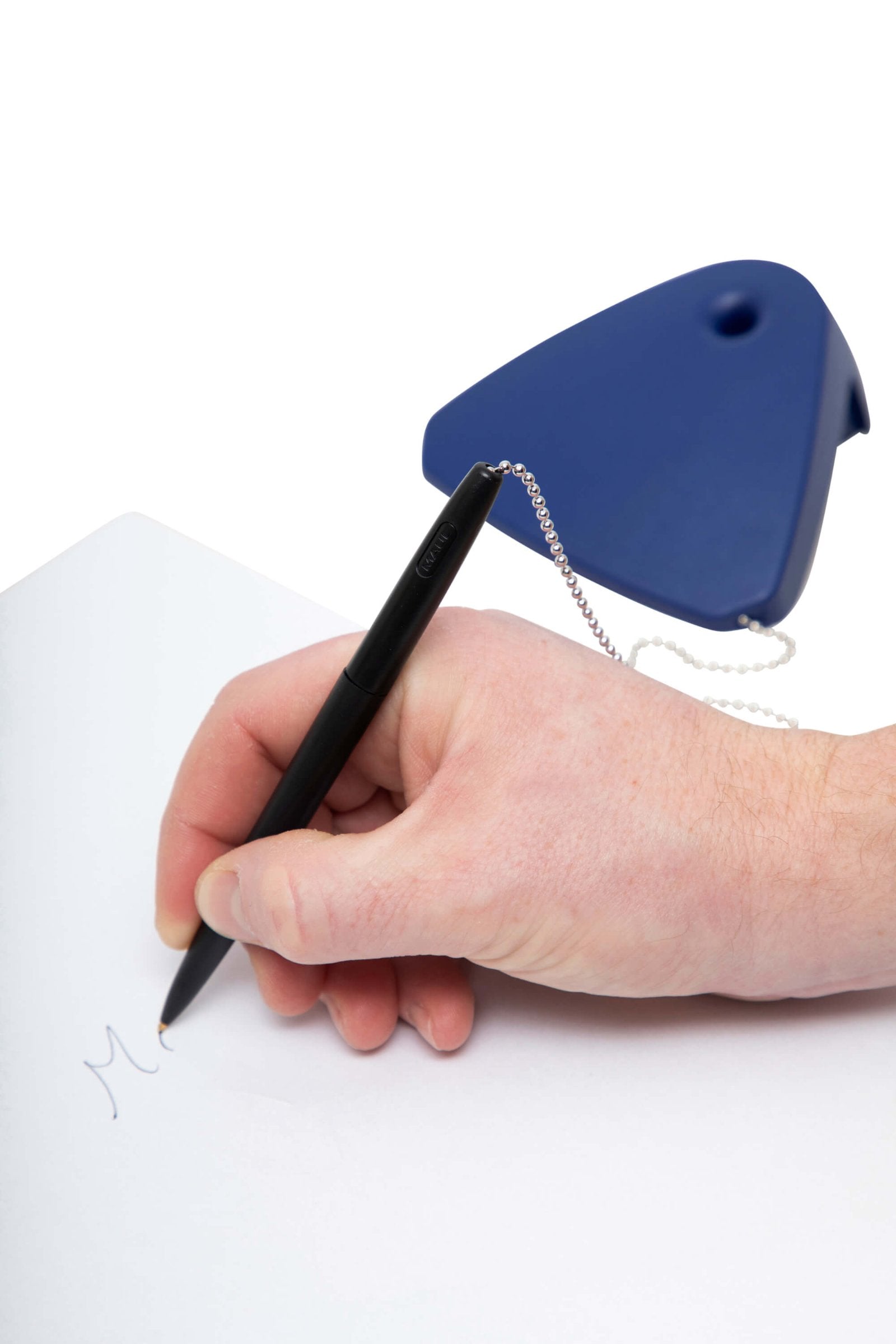 MAUL Stiftschlaufe – Kunststoff, Blau, 108 × 150 mm