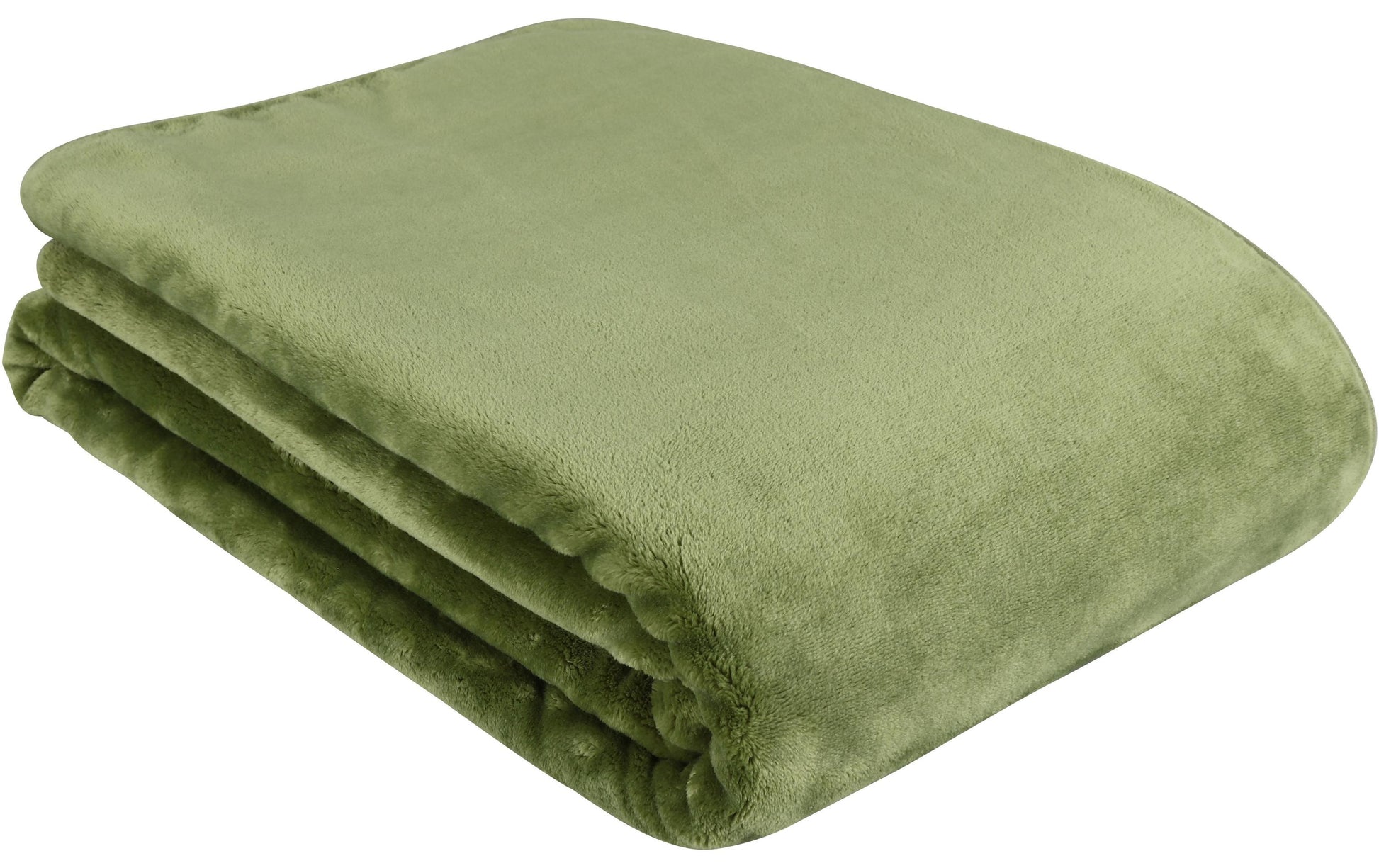 Eskimo Wohndecke – 150 × 200 cm, Micro-Polyester, Olivgrün